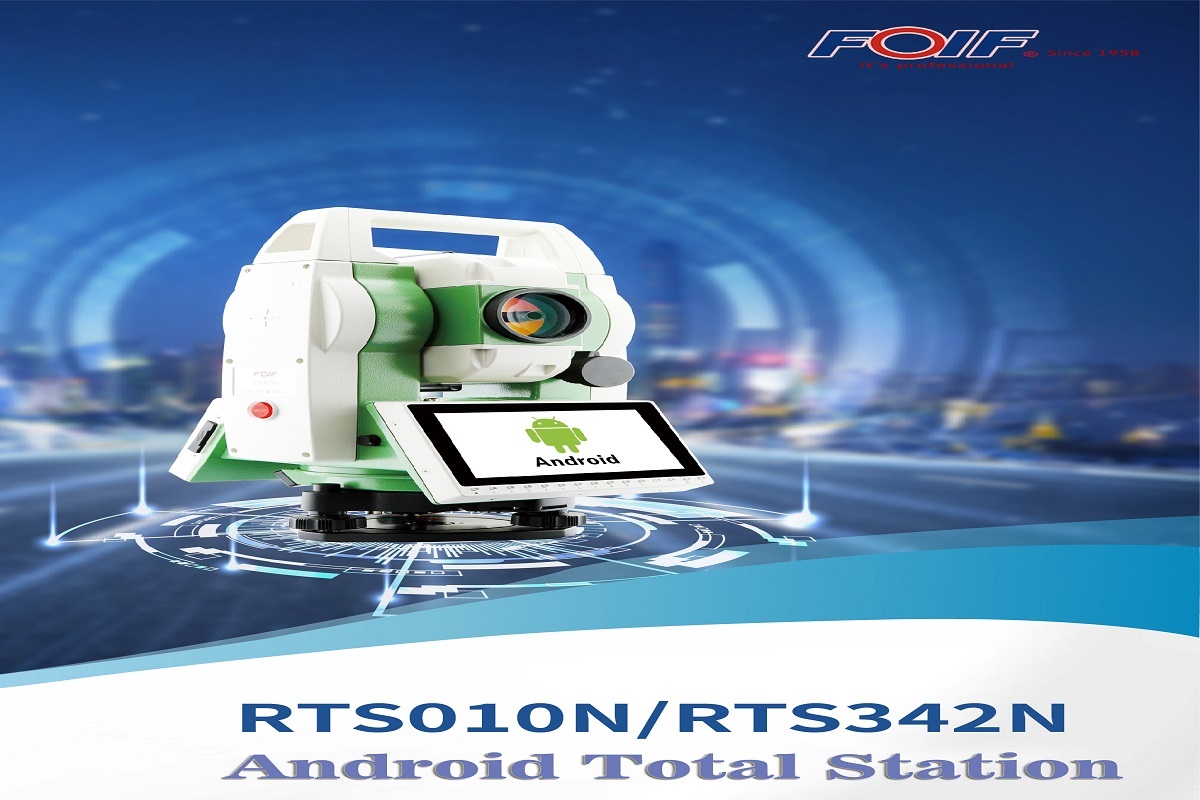  FOIF RTS362N ed RTS010N, Stazione Totale Android con SurPad 4.2.  RTS362N 2” ed RTS010N 1”