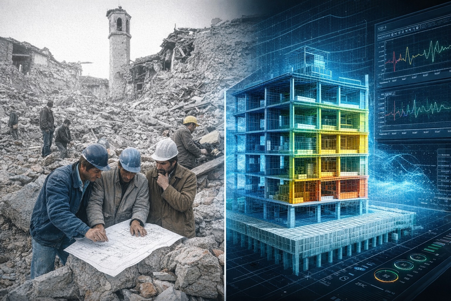 Confronto tra il terremoto del Friuli del 1976 e le moderne tecnologie di analisi strutturale per l’ingegneria sismica