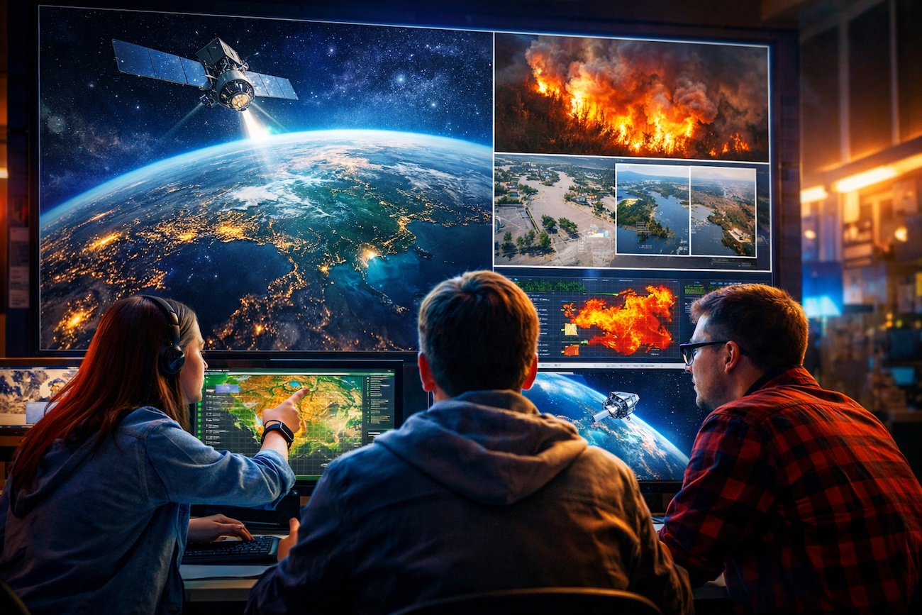 Studenti analizzano dati satellitari per sicurezza ambientale e Space Economy