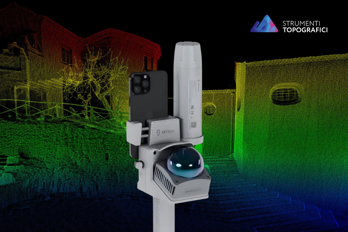 Scansione 3D georeferenziata: come lavorano insieme GNSS RTK e LiDAR