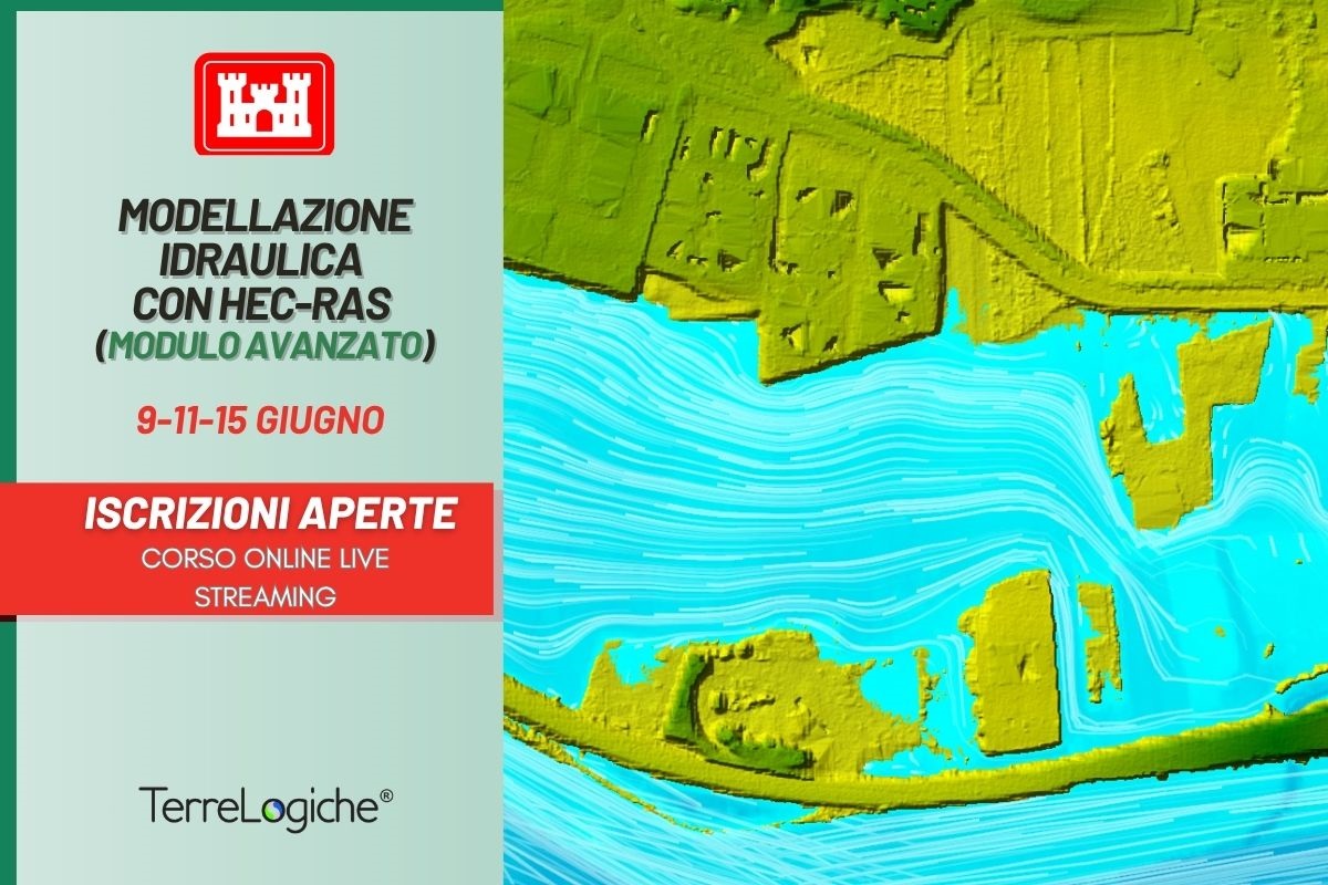 Come ottenere mappature di allagamento affidabili in moto vario bidimensionale con HEC-RAS: al via il corso avanzato di TerreLogiche