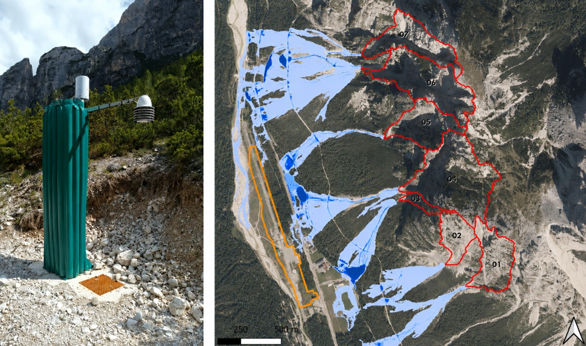 IRIDE advance debris-flow prediction in the Dolomites through Cyber Italy Digital Twin technologies 