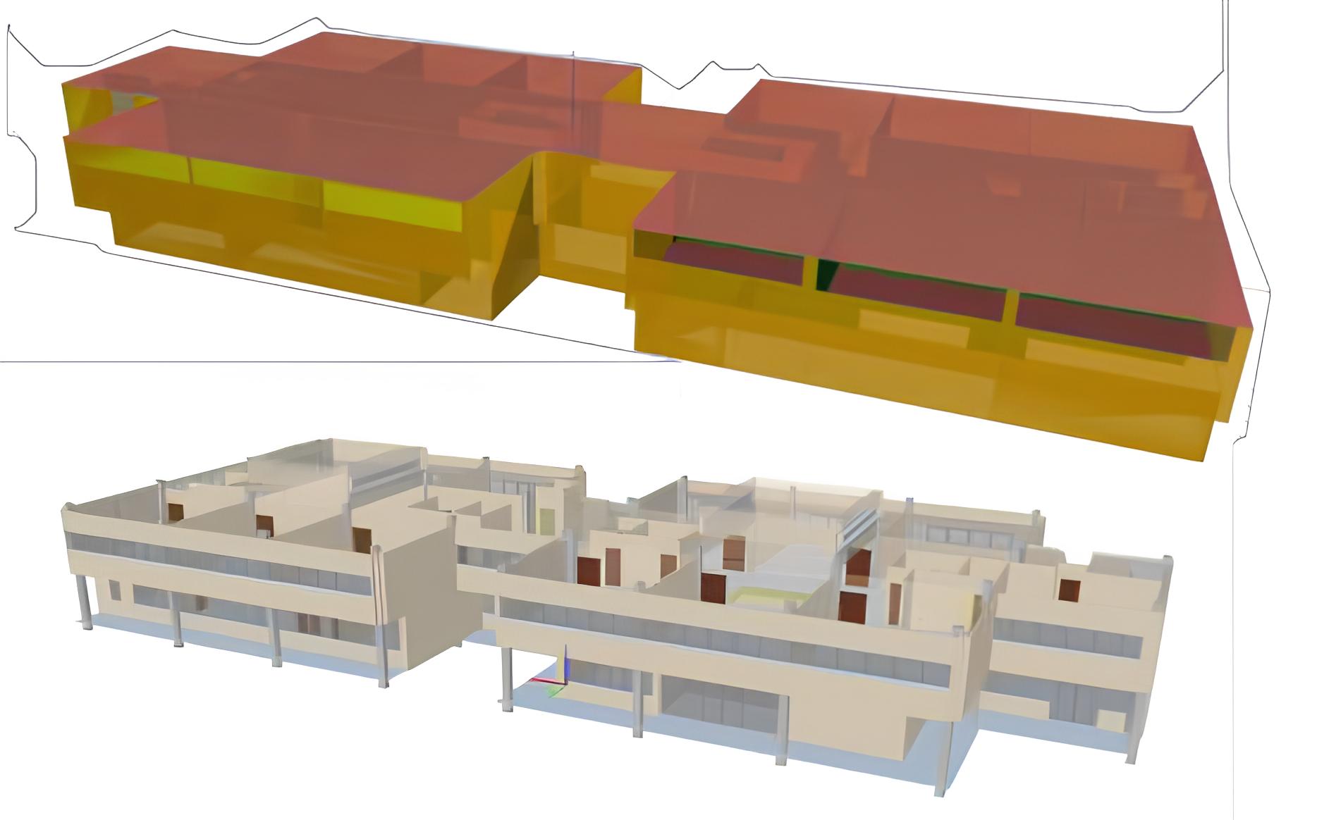 The gbXML and IFC file for the school building.