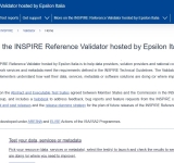 INSPIRE Reference Validator: Epsilon Italia scende in campo a supporto della comunità geospaziale