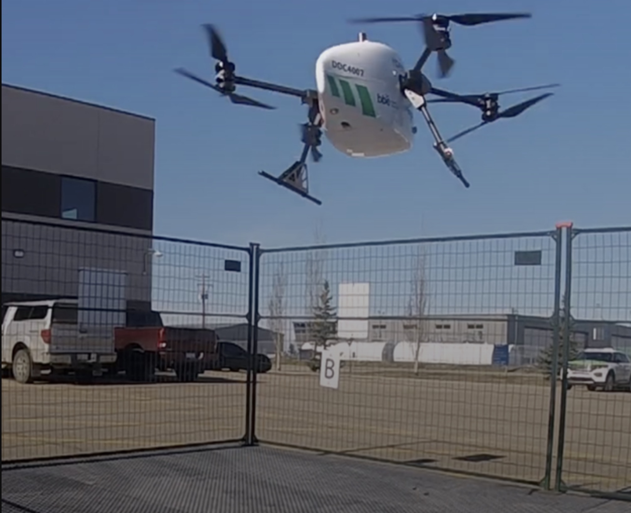 Trimble PX-1 RTX onboard a Volatus Aerospace UAV during BVLOS operations. Trimble Inc.