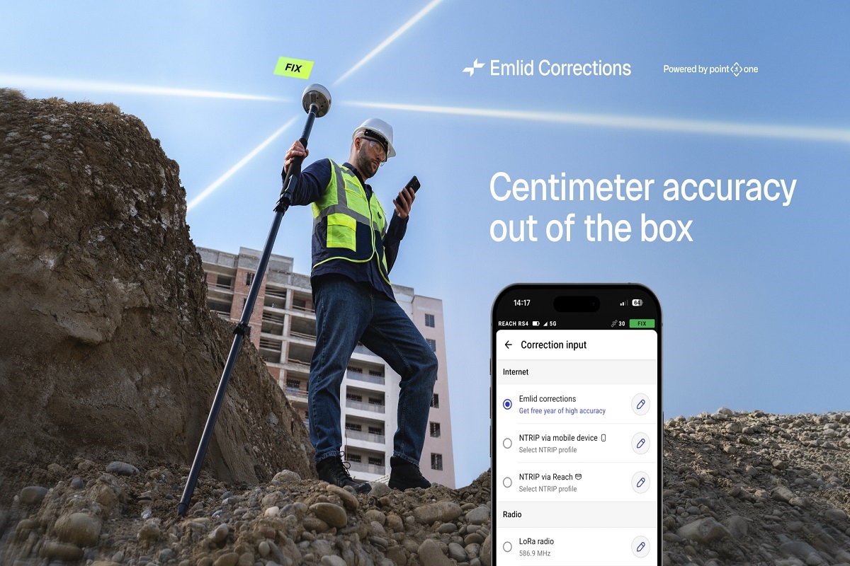 Emlid builds RTK corrections into its wide range of Reach receivers, with a free 1-year license for new and existing users
