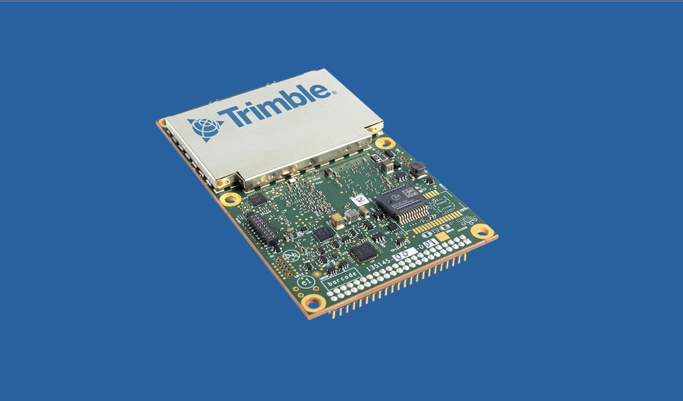 Trimble GNSS receiver module featuring Maxwell 8 technology