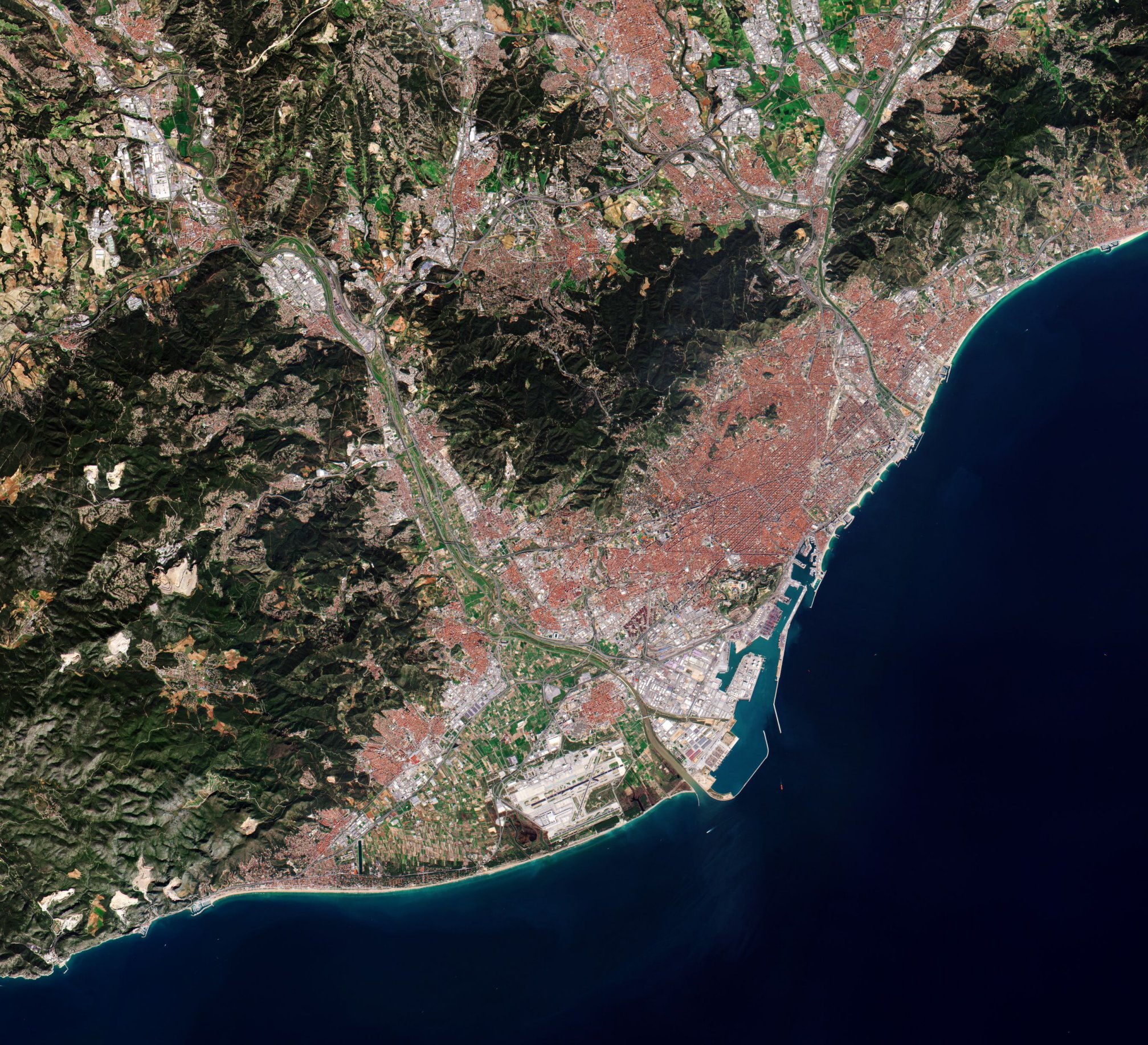 La città di Barcellona (Spagna)