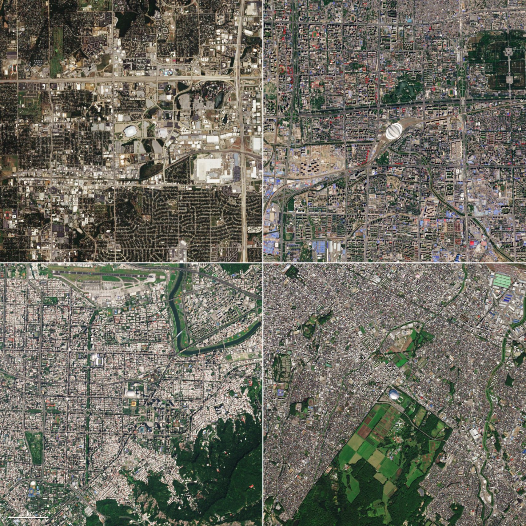 Costruzioni ovoidali nel mondo