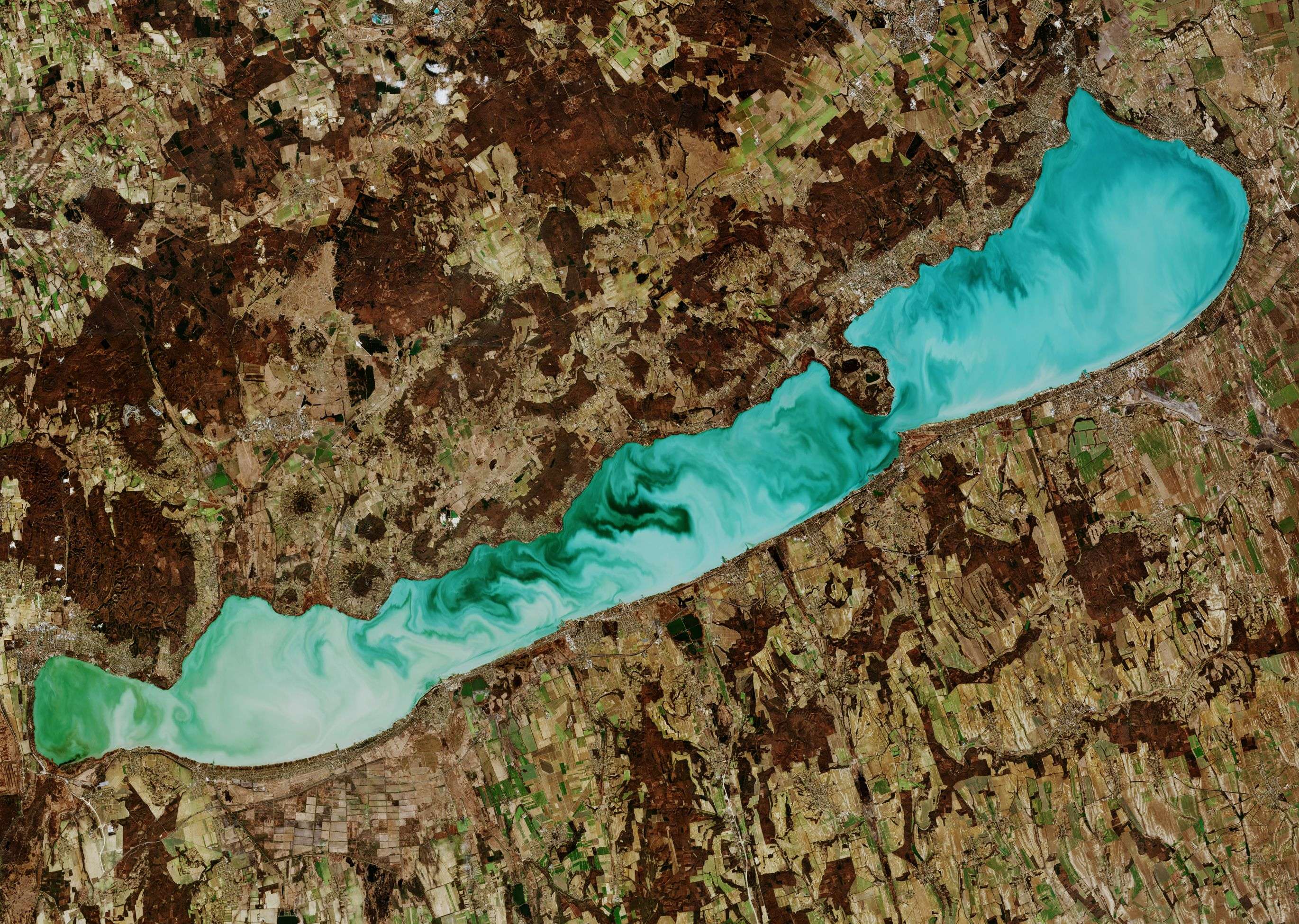 Il lago Balaton (Ungheria)