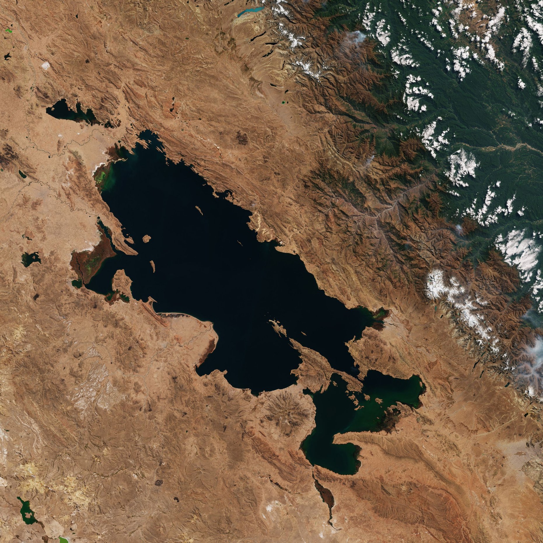 Il Lago Titicaca (Sud America)