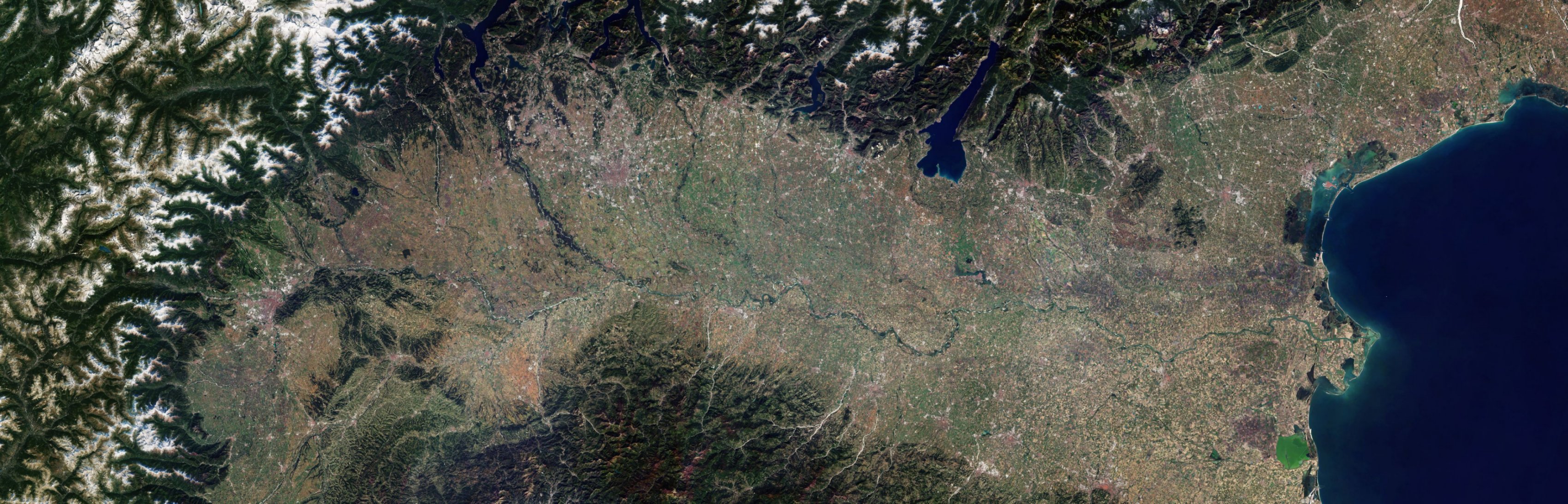 La Valle del Po (Italia)
