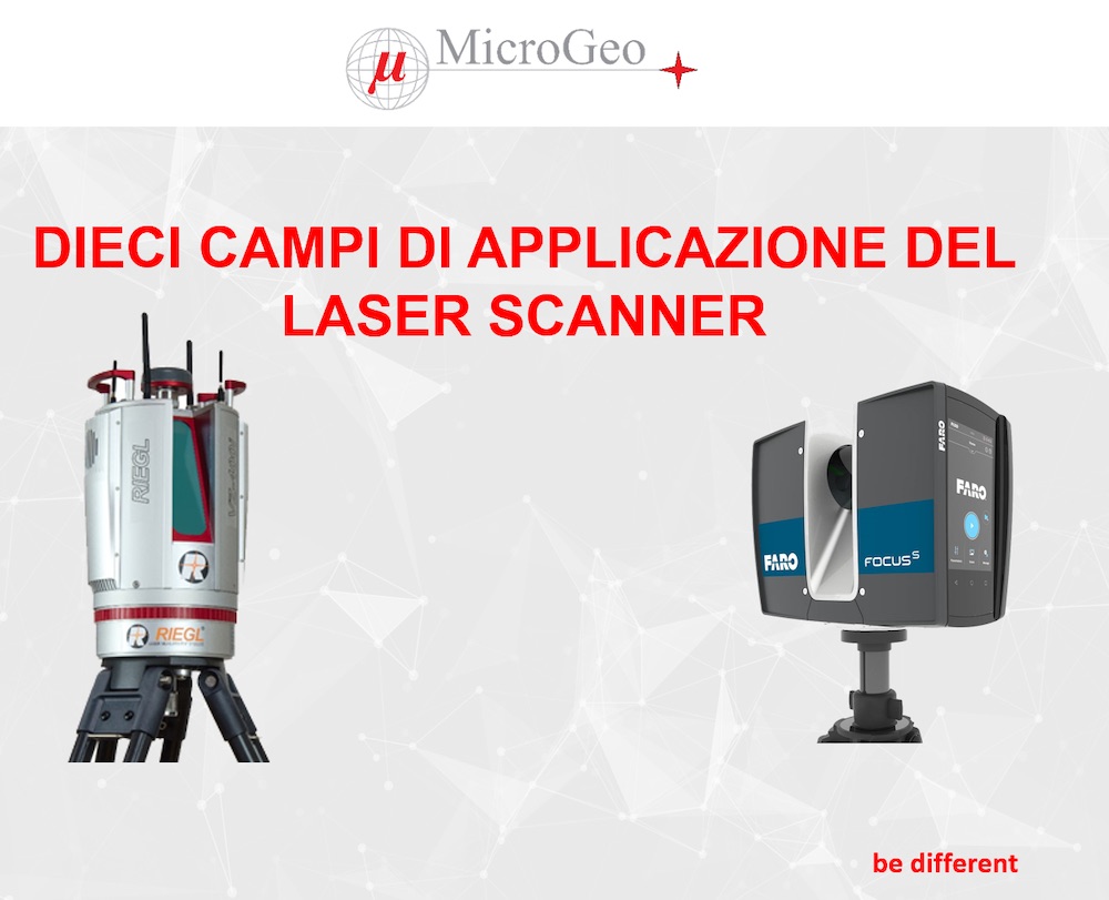 Dieci campi di applicazione del laser scanner
