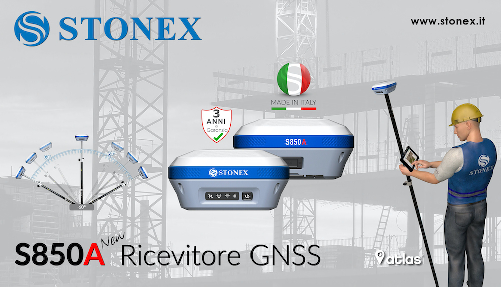 Stonex – Si amplia la gamma dei Ricevitori GNSS Made in Italy